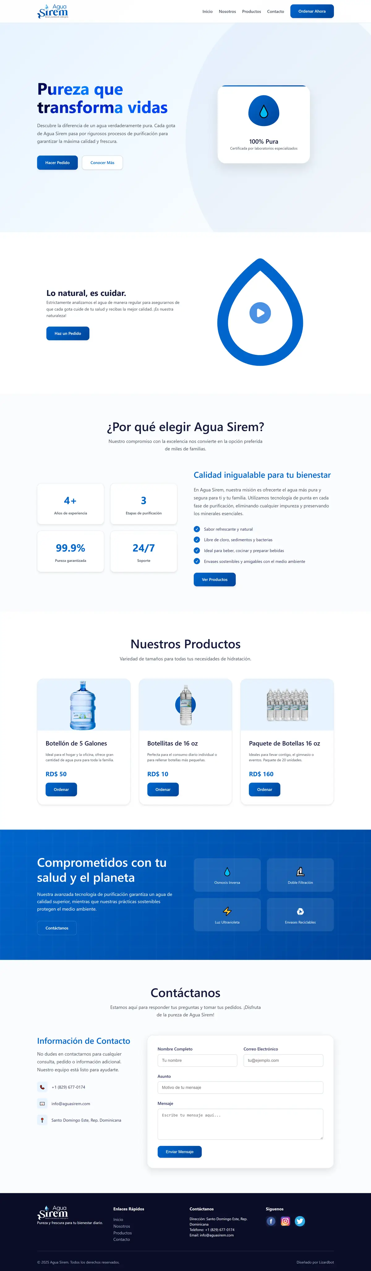 Captura de aguasirem.com