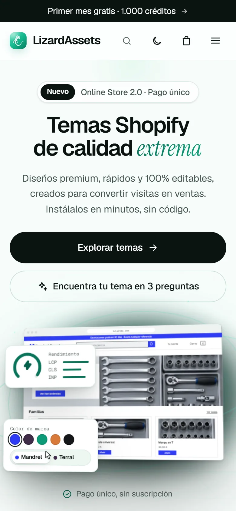 lizardassets.com on a phone