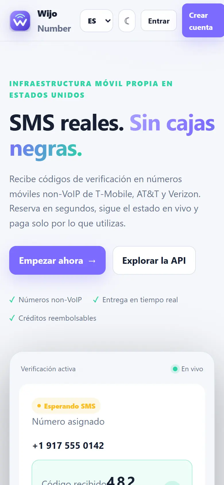 Wijo Number en teléfono